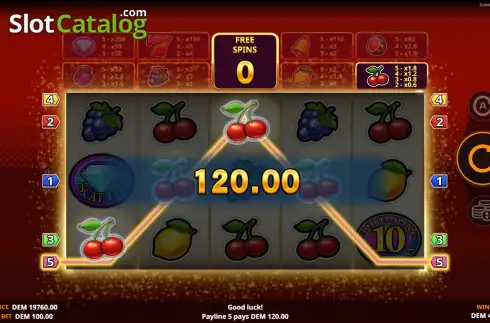 Οθόνη3. Golden Fruit Vegas Classic Κουλοχέρης