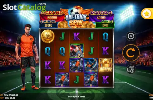 Οθόνη2. Hat-Trick Spin Κουλοχέρης