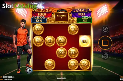 Οθόνη3. Hat-Trick Spin Κουλοχέρης