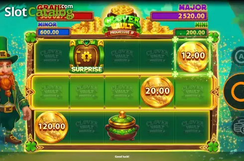Οθόνη3. Clover Vault: Progressive JP Κουλοχέρης