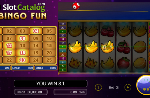 Οθόνη3. Bingo Fun Κουλοχέρης