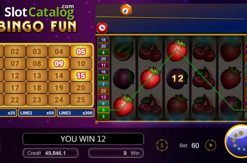 Οθόνη5. Bingo Fun Κουλοχέρης