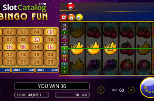Οθόνη6. Bingo Fun Κουλοχέρης