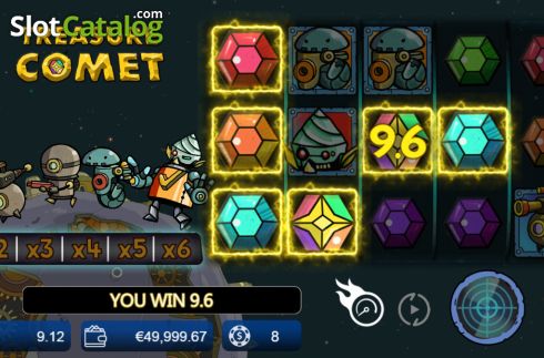 Οθόνη3. Comet Treasure Κουλοχέρης
