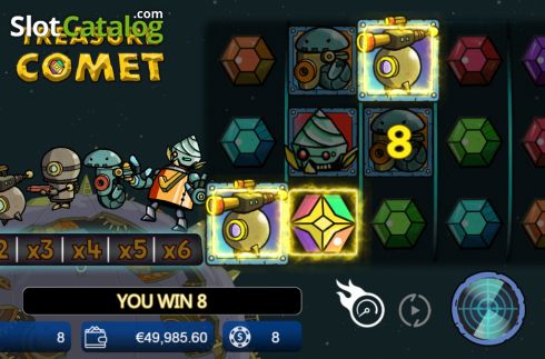 Οθόνη4. Comet Treasure Κουλοχέρης