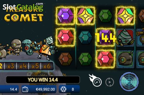 Οθόνη5. Comet Treasure Κουλοχέρης