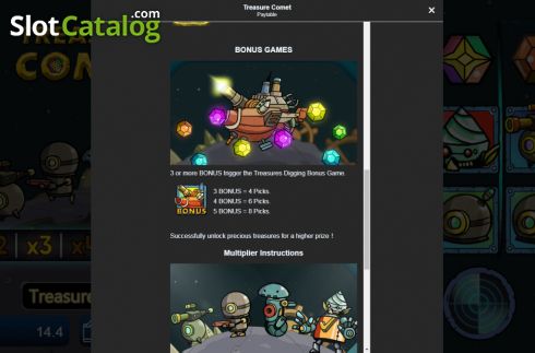 Οθόνη9. Comet Treasure Κουλοχέρης