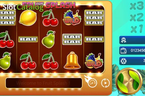 Οθόνη2. Fruit Splash (Manna Play) Κουλοχέρης