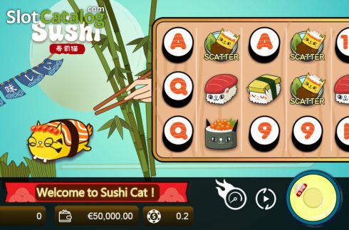 Οθόνη2. Cat Sushi Κουλοχέρης 