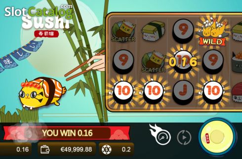 Οθόνη5. Cat Sushi Κουλοχέρης 