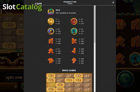 Οθόνη7. Code Cleopatra's Κουλοχέρης