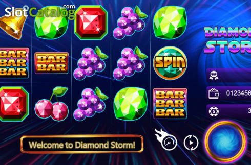 Οθόνη2. Diamond Storm Κουλοχέρης