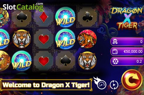 Οθόνη2. Dragon X Tiger Κουλοχέρης