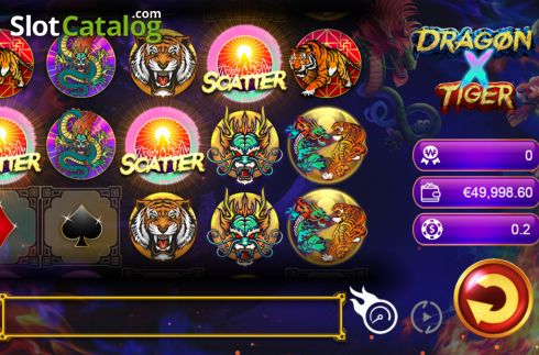 Οθόνη3. Dragon X Tiger Κουλοχέρης
