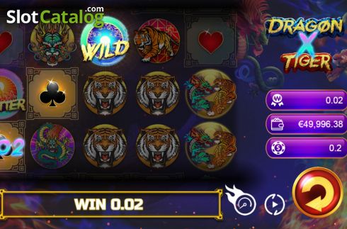 Οθόνη5. Dragon X Tiger Κουλοχέρης
