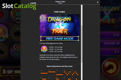 Οθόνη6. Dragon X Tiger Κουλοχέρης