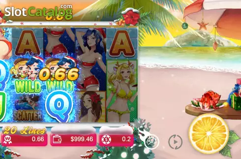 Οθόνη3. Bikini Queens Xmas Κουλοχέρης