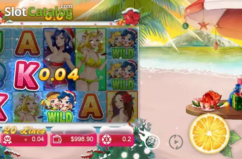 Οθόνη4. Bikini Queens Xmas Κουλοχέρης