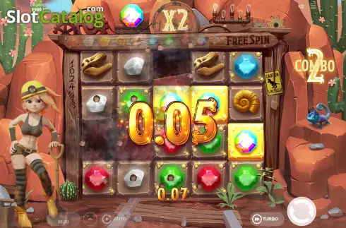 Οθόνη5. Gem Hunter (Manna Play) Κουλοχέρης 