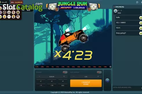 Οθόνη2. Jungle Run Κουλοχέρης
