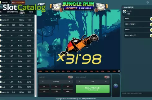 Οθόνη3. Jungle Run Κουλοχέρης