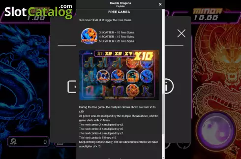 Οθόνη7. Double Dragons (Manna Play) Κουλοχέρης