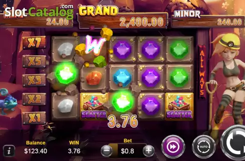 Οθόνη4. Gem Hunter Crash Κουλοχέρης 