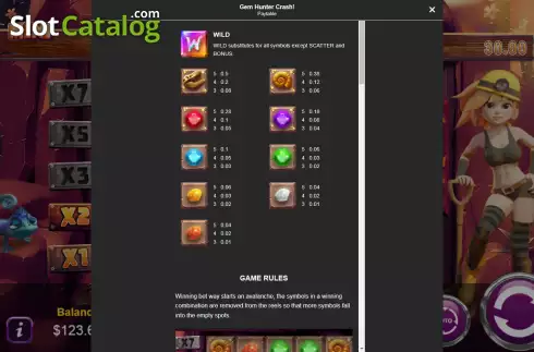 Οθόνη5. Gem Hunter Crash Κουλοχέρης 