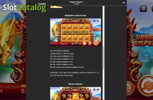 Οθόνη8. Dragon Emperor (Manna Play) Κουλοχέρης