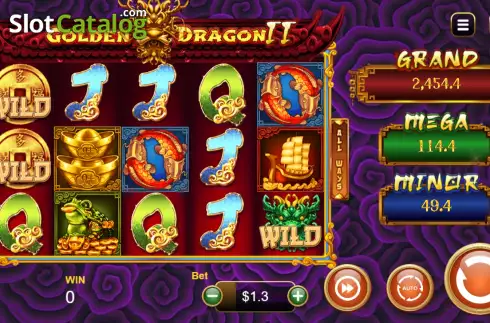 Οθόνη2. Golden Dragon II Κουλοχέρης