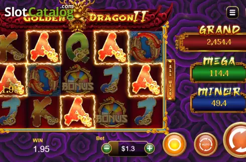 Οθόνη4. Golden Dragon II Κουλοχέρης
