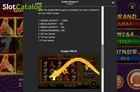 Οθόνη8. Golden Dragon II Κουλοχέρης