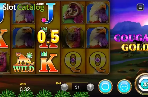Οθόνη3. Cougar Gold Κουλοχέρης 