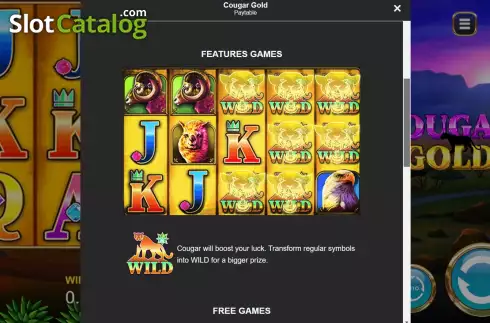 Οθόνη7. Cougar Gold Κουλοχέρης 