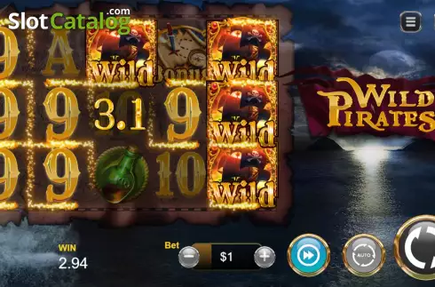 Οθόνη4. Wild Pirates (Manna Play) Κουλοχέρης