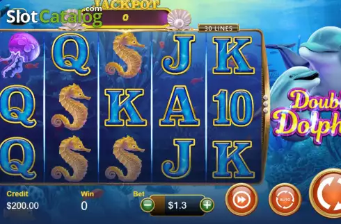 Οθόνη2. Double Dolphin Jackpot Κουλοχέρης