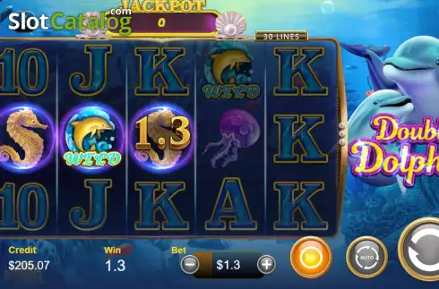Οθόνη4. Double Dolphin Jackpot Κουλοχέρης