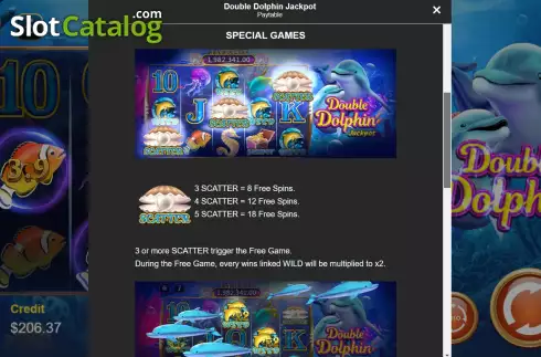 Οθόνη7. Double Dolphin Jackpot Κουλοχέρης