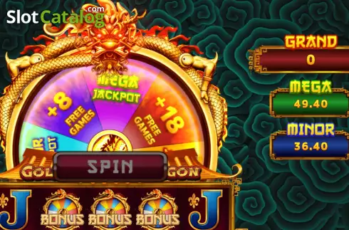 Οθόνη6. Golden Dragon Jackpot Κουλοχέρης