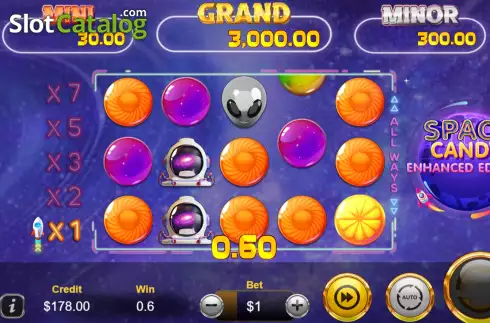 Οθόνη3. Space Candy Enhanced Edition Κουλοχέρης