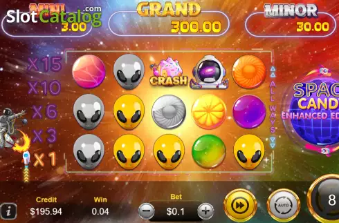 Οθόνη6. Space Candy Enhanced Edition Κουλοχέρης