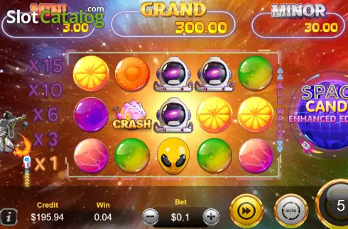 Οθόνη7. Space Candy Enhanced Edition Κουλοχέρης