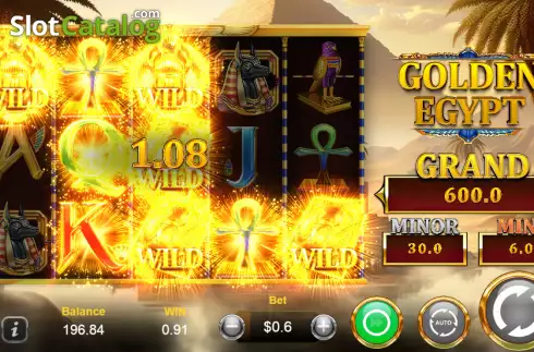 Οθόνη4. Golden Egypt (Manna Play) Κουλοχέρης
