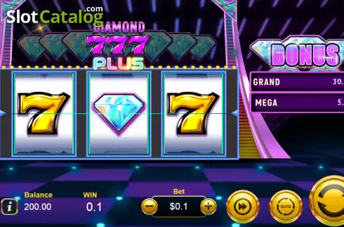 Οθόνη2. Diamond 777 Plus Κουλοχέρης