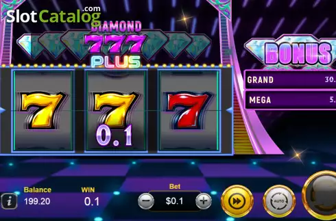 Οθόνη3. Diamond 777 Plus Κουλοχέρης