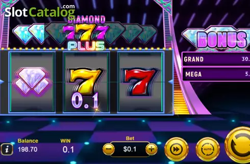 Οθόνη4. Diamond 777 Plus Κουλοχέρης
