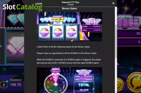 Οθόνη6. Diamond 777 Plus Κουλοχέρης