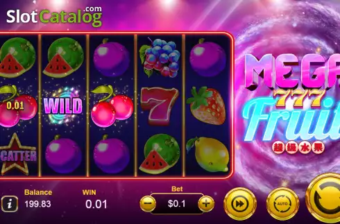 Οθόνη3. Mega Fruit 777 Κουλοχέρης