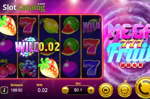 Οθόνη4. Mega Fruit 777 Κουλοχέρης