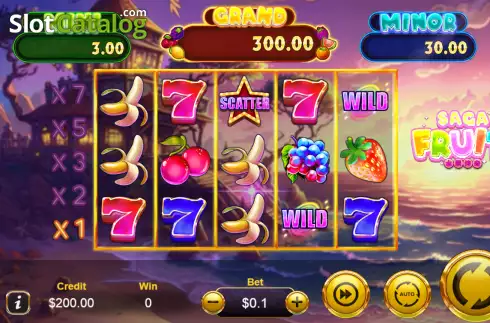 Οθόνη2. Fruit Saga Κουλοχέρης